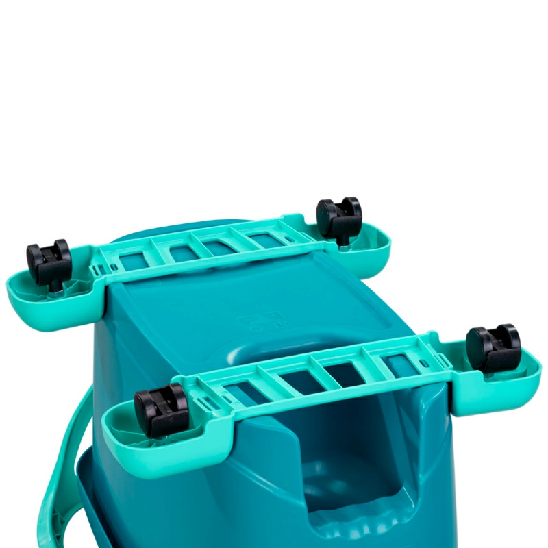 4 Набор для уборки Leifheit Clean Twist швабра и ведро с отжимом на колесиках фото 3