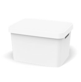 Ящик для хранения 17л Ambient Folk, белый фото 1