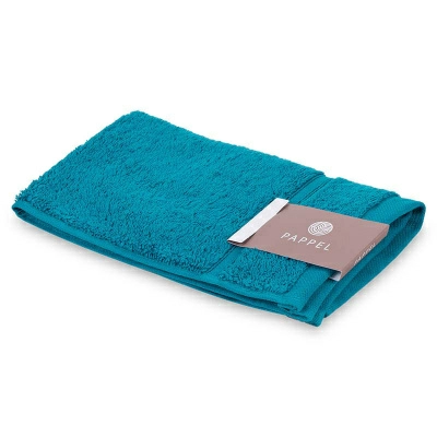 1 Полотенце махровое Pappel Cirrus/S 30x50см, цвет изумрудный