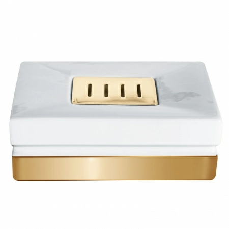 Полноразмерное изображение Мыльница Spirella Roma, цвет белый фото 1