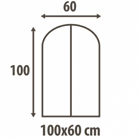 2 Чехол для одежды Hausmann Herbarium 100x60см фото 2