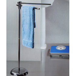 Держатель для полотенец напольный Spirella Darwin, 85см, цвет серебро фото 2