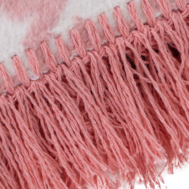 Плед 200x220см Pappel Scotch Jacquard, розовый фото 4