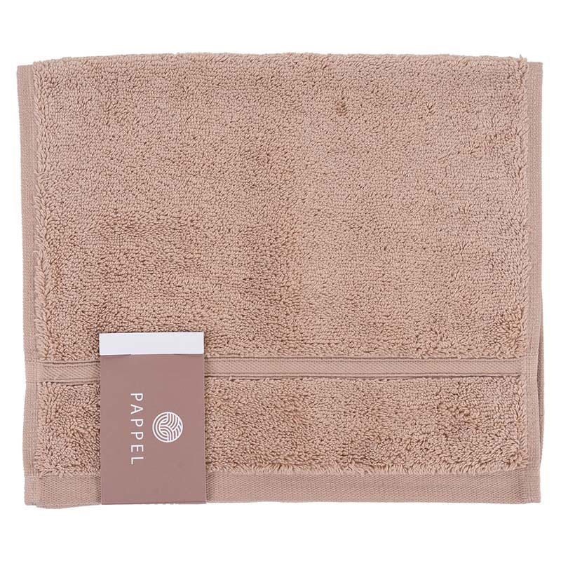 Полотенце махровое Pappel Cirrus/S 30x50см, цвет бежевый фото 3