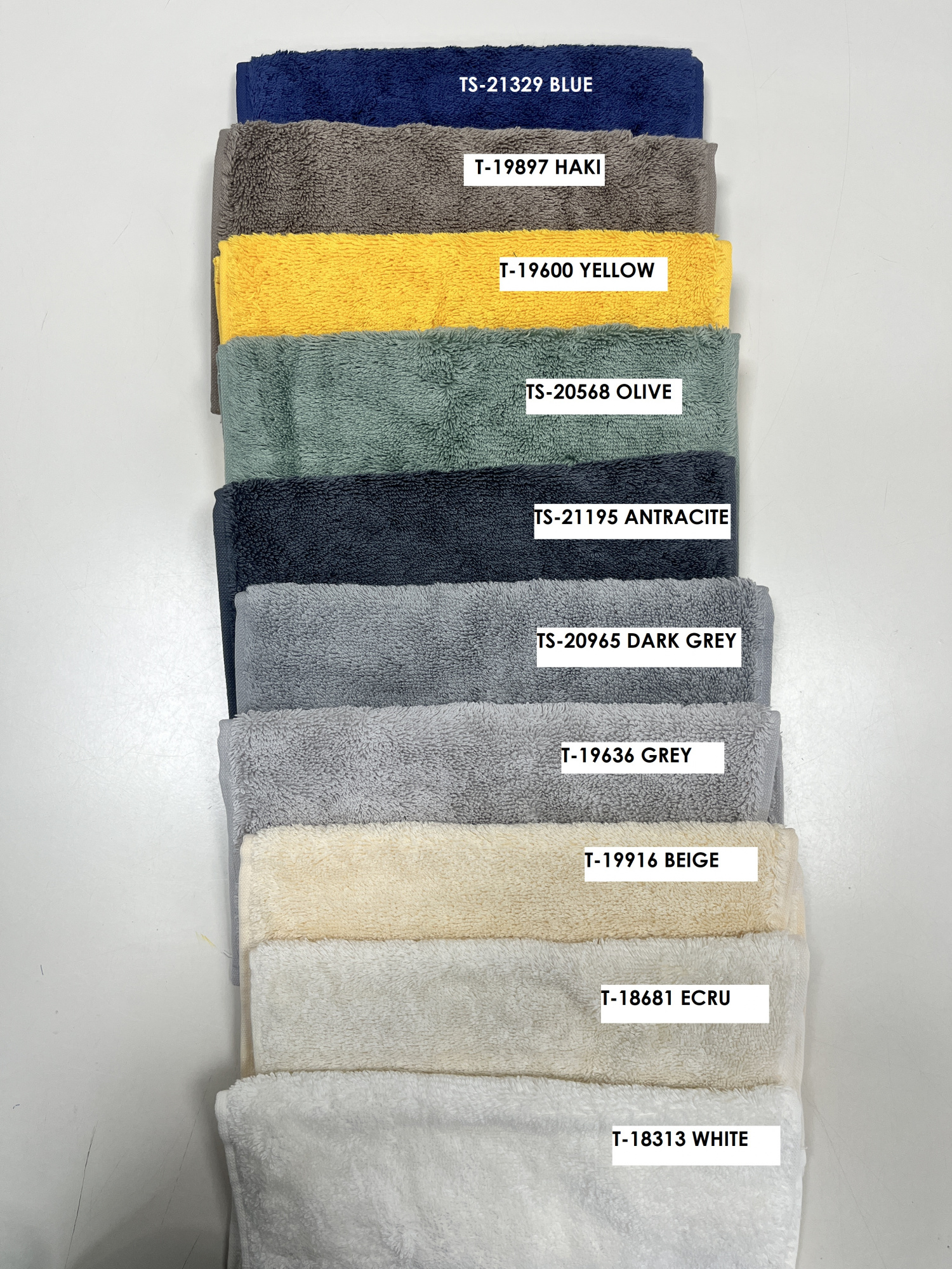 Полотенце махровое Pappel Cirrus/S 30x50, цвет темно-серый фото 2