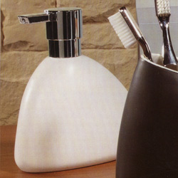 Дозатор для жидкого мыла Spirella Etna, коричневый фото 3