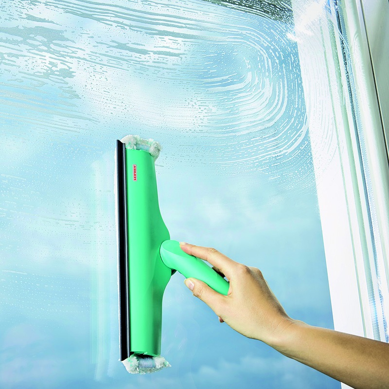 Щетка Leifheit W&F Cleaner L micro duo для мытья окон, 32см фото 4